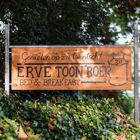 Erve Toon'Boer Panzió Mander Kültér fotó